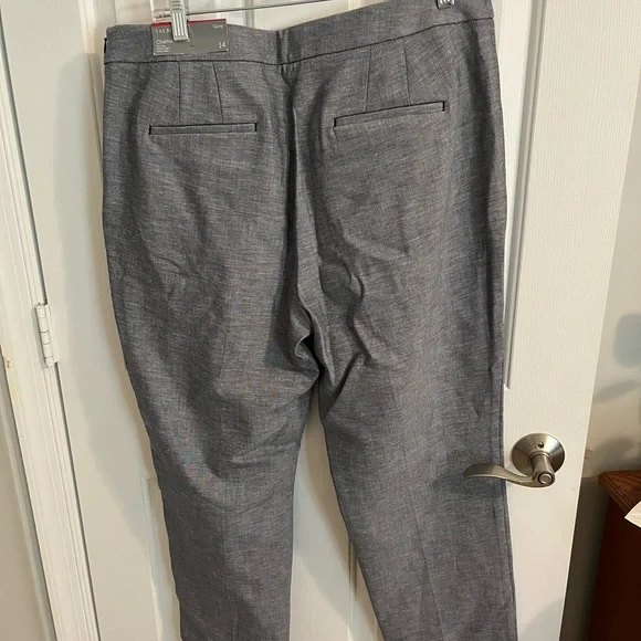 Talbots Gray Curvy Pants - Picture 2 of 6